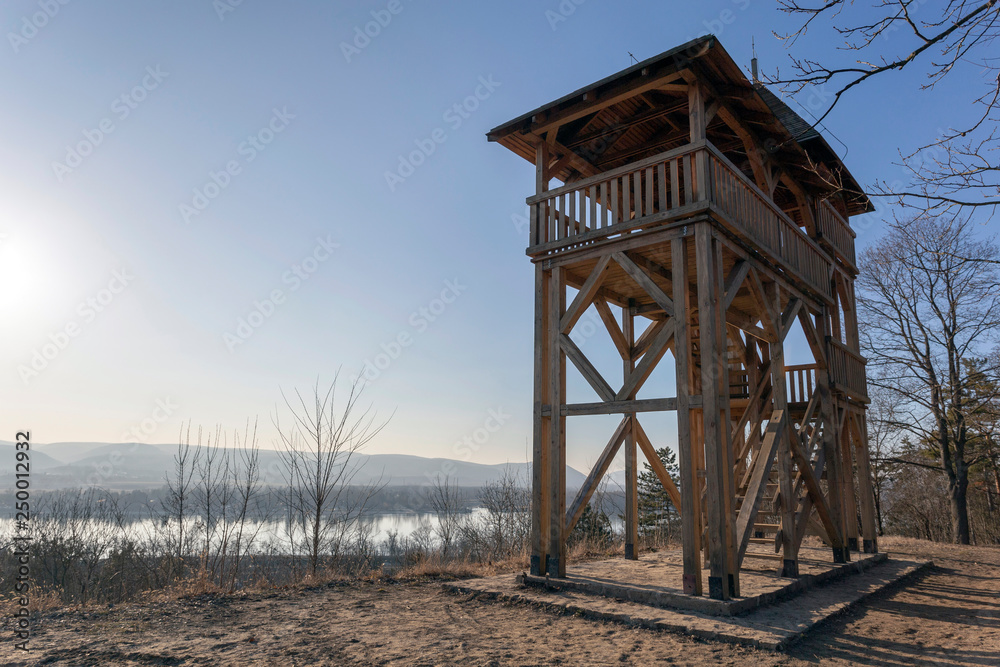 Lookout tower in Zebegeny Lookout tower in Zebegeny