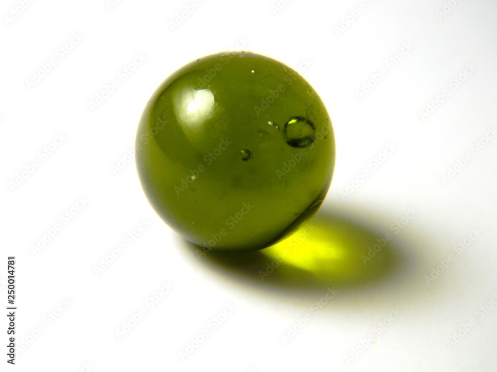 Obraz premium green glass ball