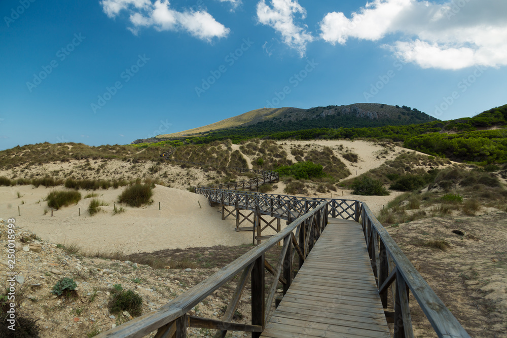 Mallorca landscape at the day