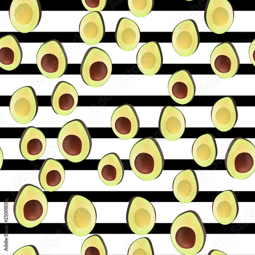 Avocado seamless fabric texture pattern for print design. Abstract color natural exotic background. Vegetarian food drawing. Minimal green wallpaper. Cooking gourmet. Modern vintage Vector element
