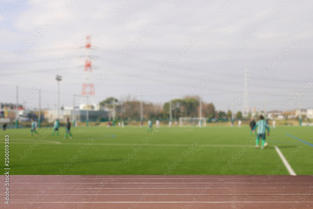 Fototapeta premium サッカー(フットボール)の風景