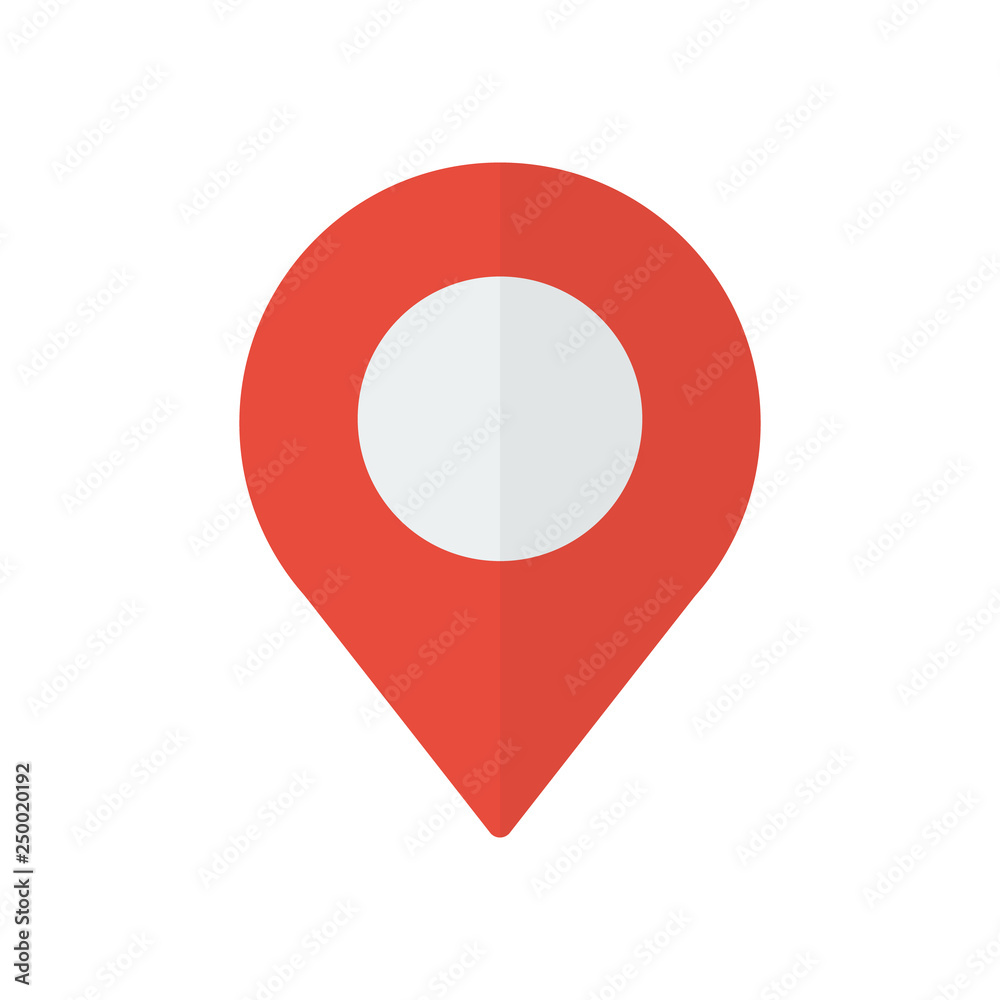location icon in flat style isolated vector illustration on white transparent background location icon in flat style isolated vector illustration on white transparent background
