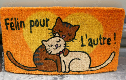 tapis de porte photo