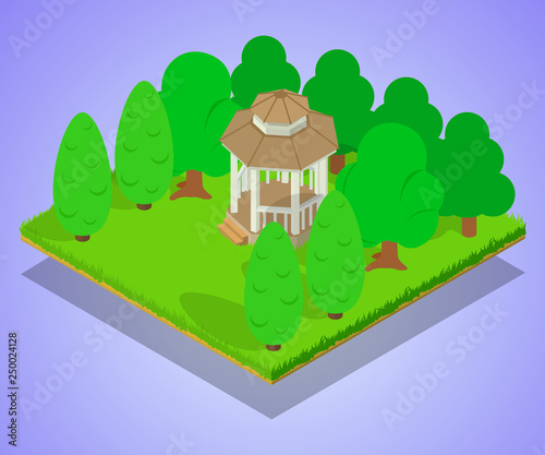 Oratory concept banner. Isometric banner of oratory vector concept for web, giftcard and postcard