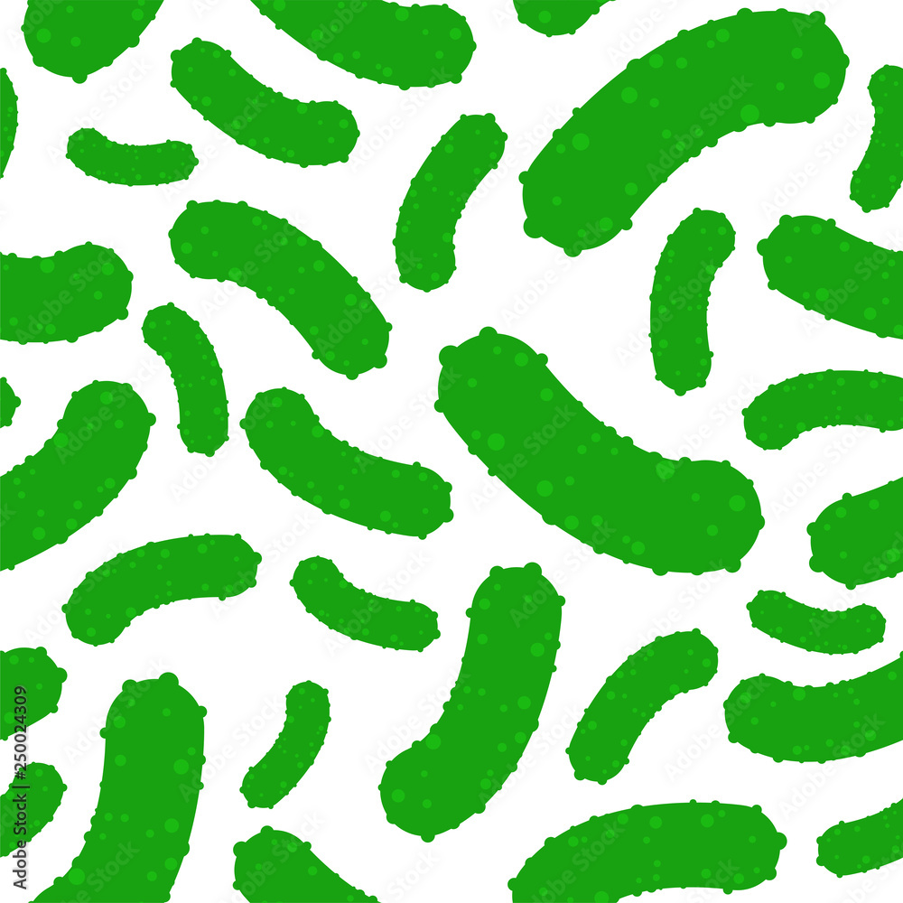 Cucumber pattern seamless. Vegetable background vector illustration Cucumber pattern seamless. Vegetable background vector illustration