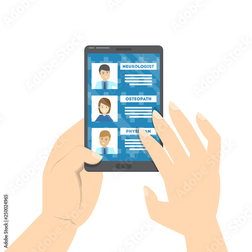 Chooose doctor and make appointment online. Book visit
