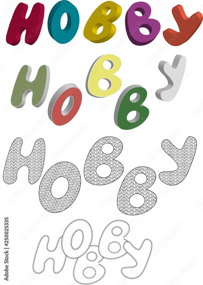 Vector illustration of a signboard for a shop of sewing or knitting with elements for handmade Vector illustration of a signboard for a shop of sewing or knitting with elements for handmade
