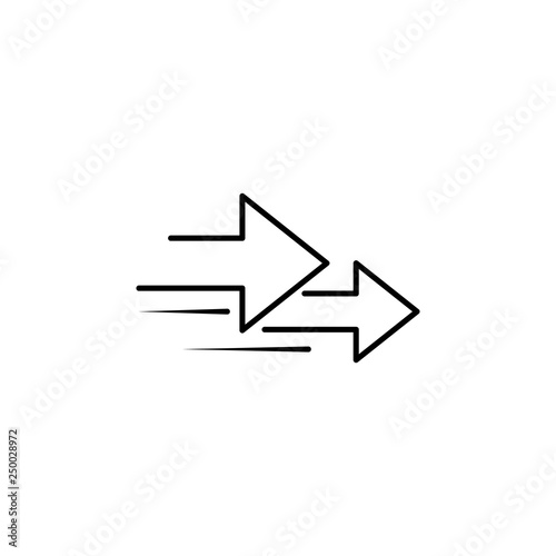 speed option icon. Element of speed for mobile concept and web apps illustration. Thin line icon for website design and development, app development. Premium icon