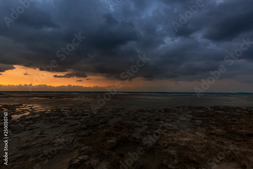 sunset at palmahim beach  Israel