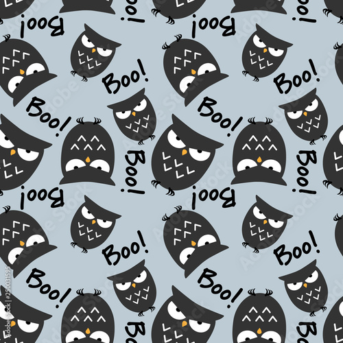Halloween seamless pattern.