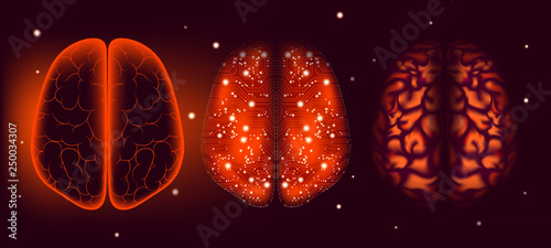 Cyber Mind Concept, Artificial Intelligence.