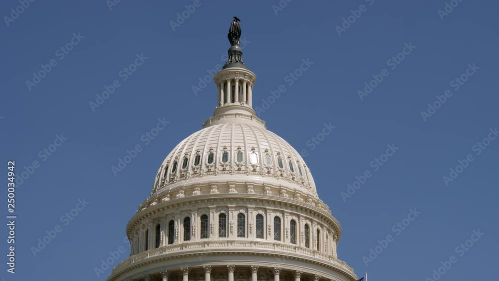 The Armed Freedom Statue on top of the United States Capitol building, Washington DC, District of Columbia, 4K Footage
The Armed Freedom Statue on top of the United States Capitol building, Washington DC, District of Columbia, 4K Footage