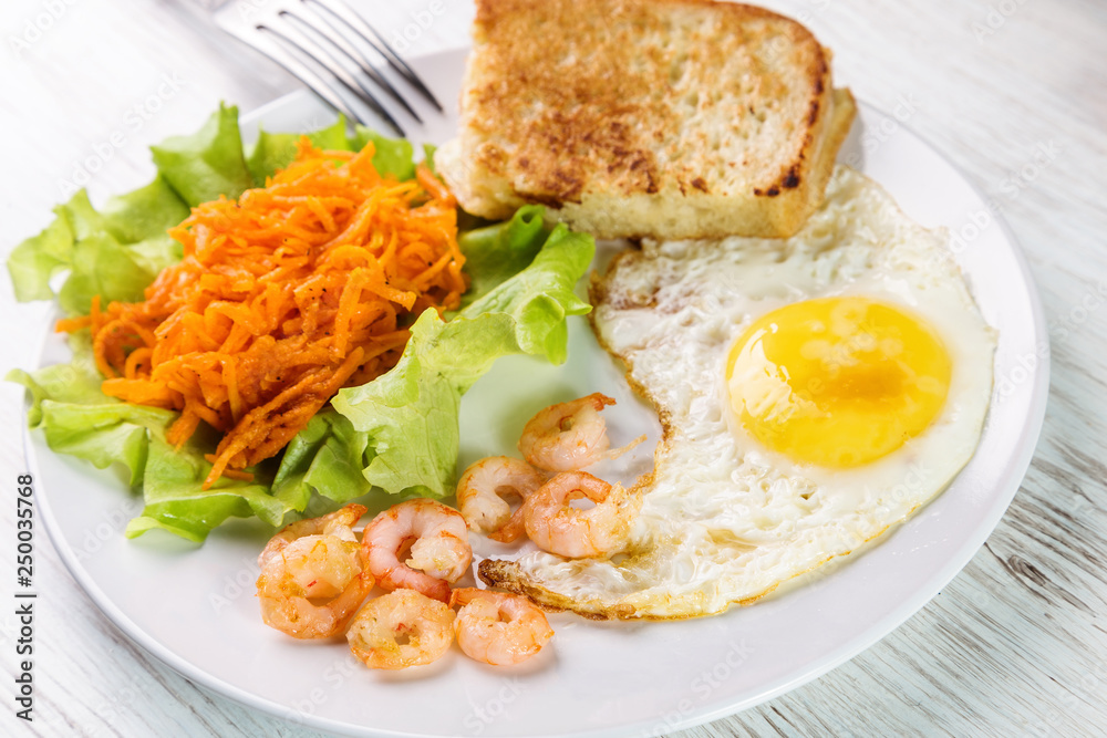 Image with fried eggs. Image with fried eggs.