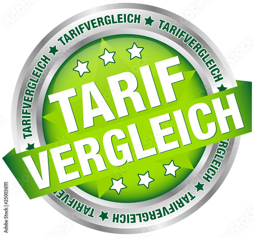 Button Banner "Tarifvergleich" Grün/Silber