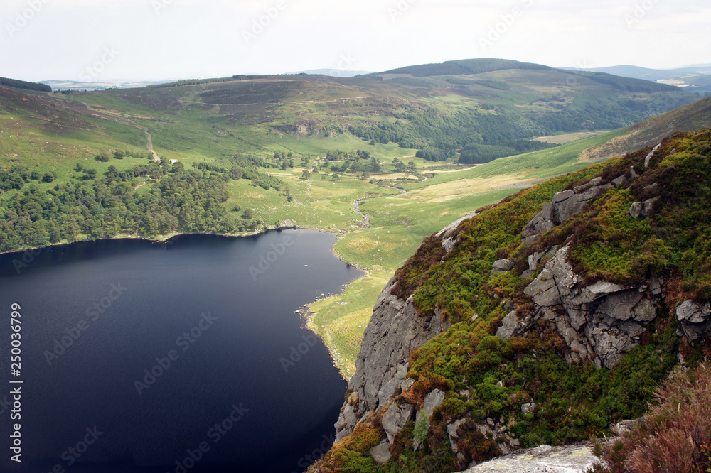 Lough Tay, commonly called The Guinness Lake.Wiclow.