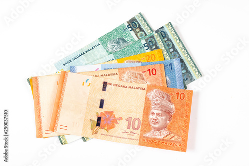 Malaysian Ringgit banknotes photo