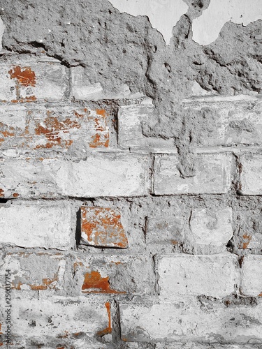 old crashed plaster