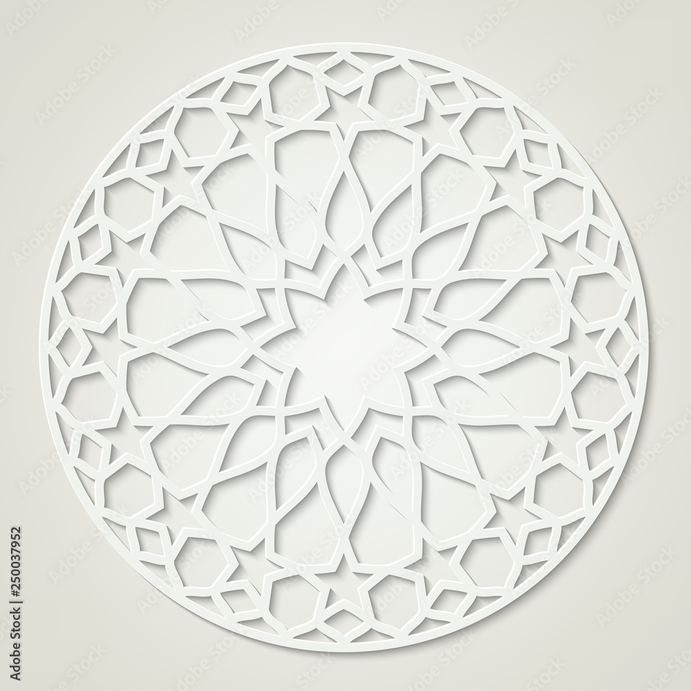 Round Arabic Pattern Round Arabic Pattern