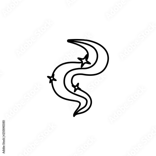 Smoke  magic icon. Element of magic for mobile concept and web apps icon. Thin line icon for website design and development