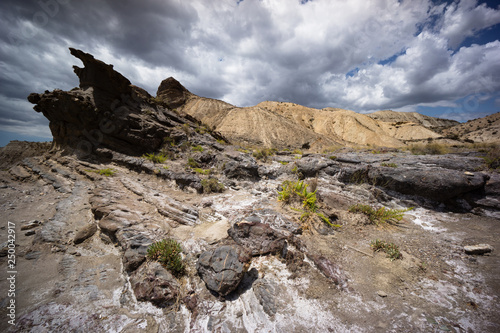 desert of tabernas western film scenery