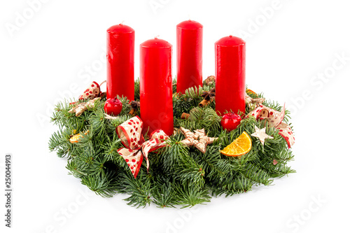 Christmas Wreath with Candles