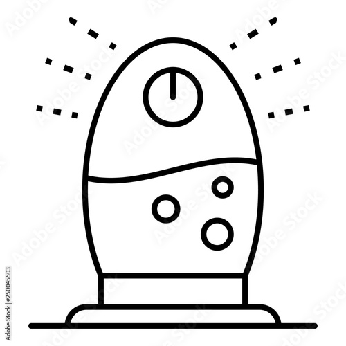 Freshness humidifier icon. Outline freshness humidifier vector icon for web design isolated on white background