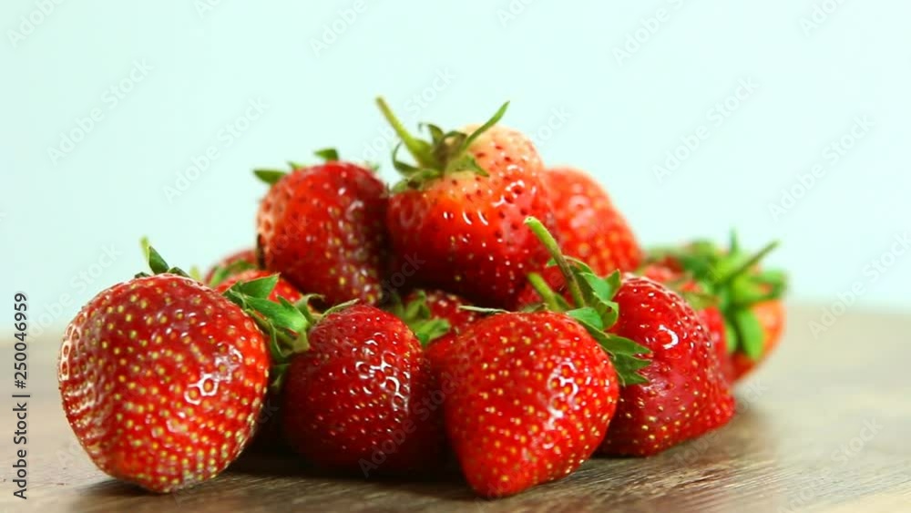 Pile of strawberry on the table, Chiangmai Thailand Pile of strawberry on the table, Chiangmai Thailand