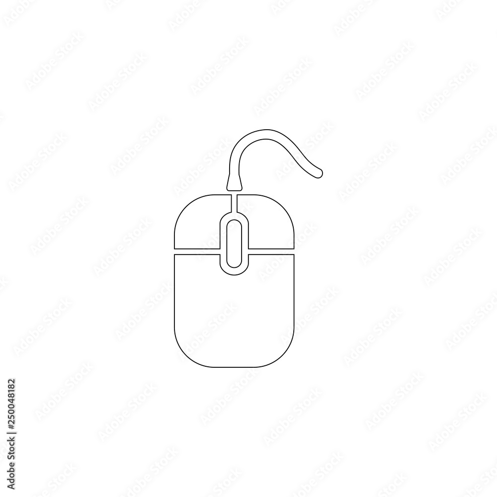 Computer Mouse. flat vector icon Computer Mouse. flat vector icon