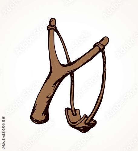 Old Epee. Vector drawing