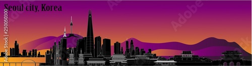Vector City of South Korea