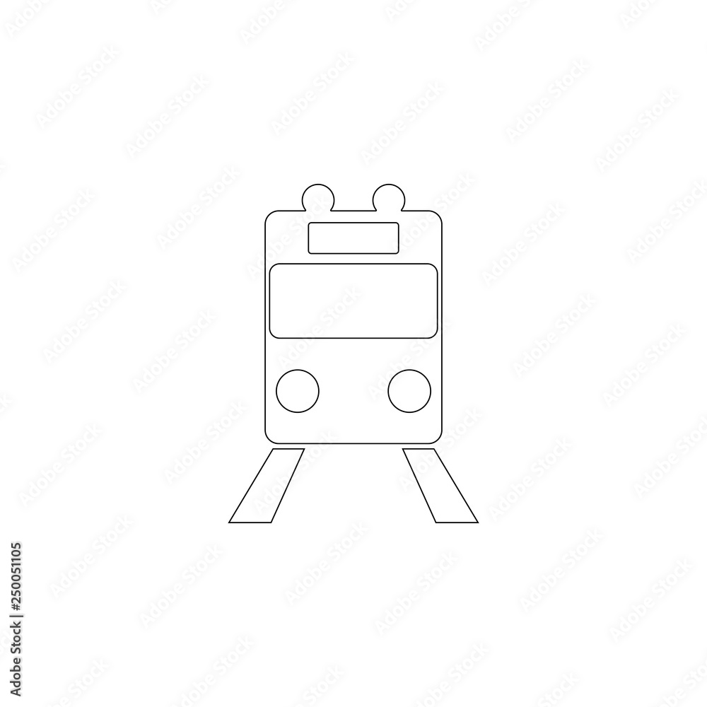 Train. flat vector icon Train. flat vector icon