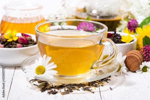 fragrant herbal tea in a mug