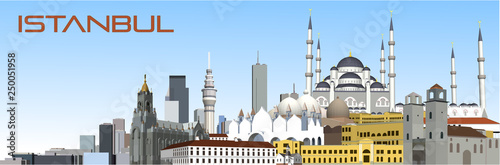  Vector city istanbul