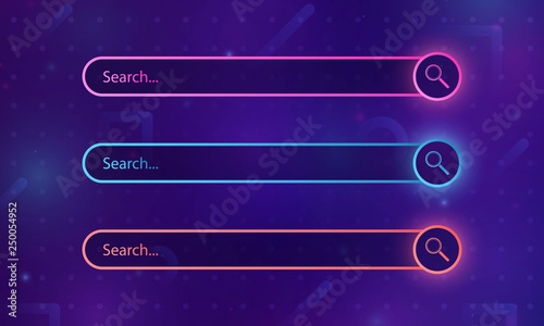 Web search field.