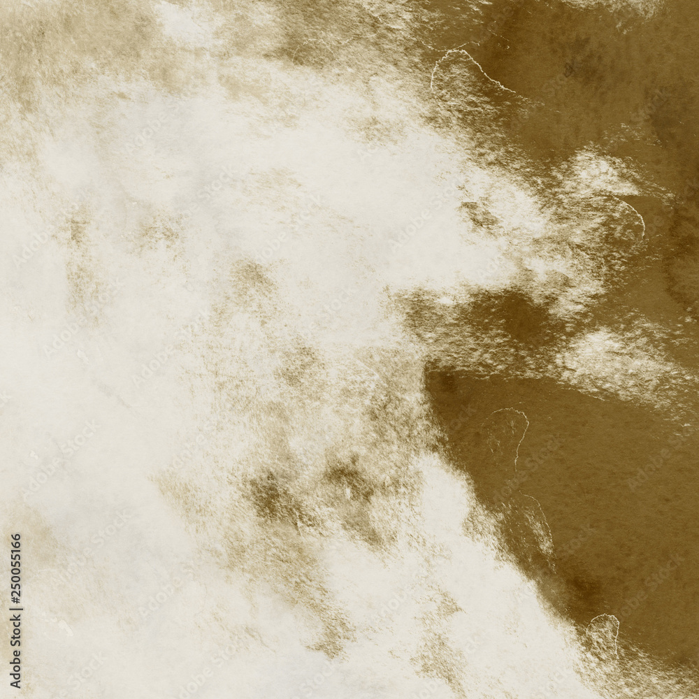 Gold luxury ink and watercolor textures on white paper background. Paint leaks and ombre effects. Hand painted vintage texture. Gold luxury ink and watercolor textures on white paper background. Paint leaks and ombre effects. Hand painted vintage texture.