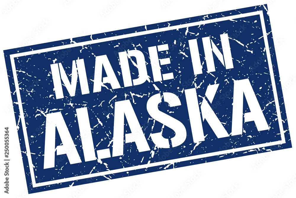 Fototapeta premium made in Alaska stamp