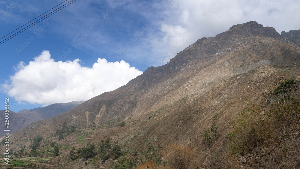 Obrajillo Andes Peru. 
