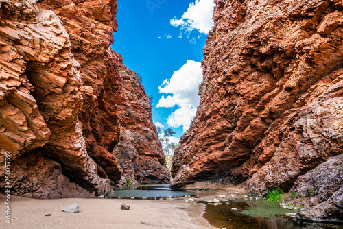 Simpsons gap in West MacDonnell National Park in NT central outback Australia