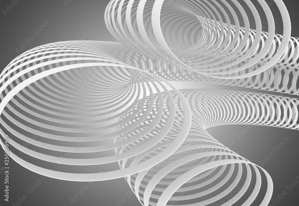 Obraz premium abstract swirl background. 3d illustration