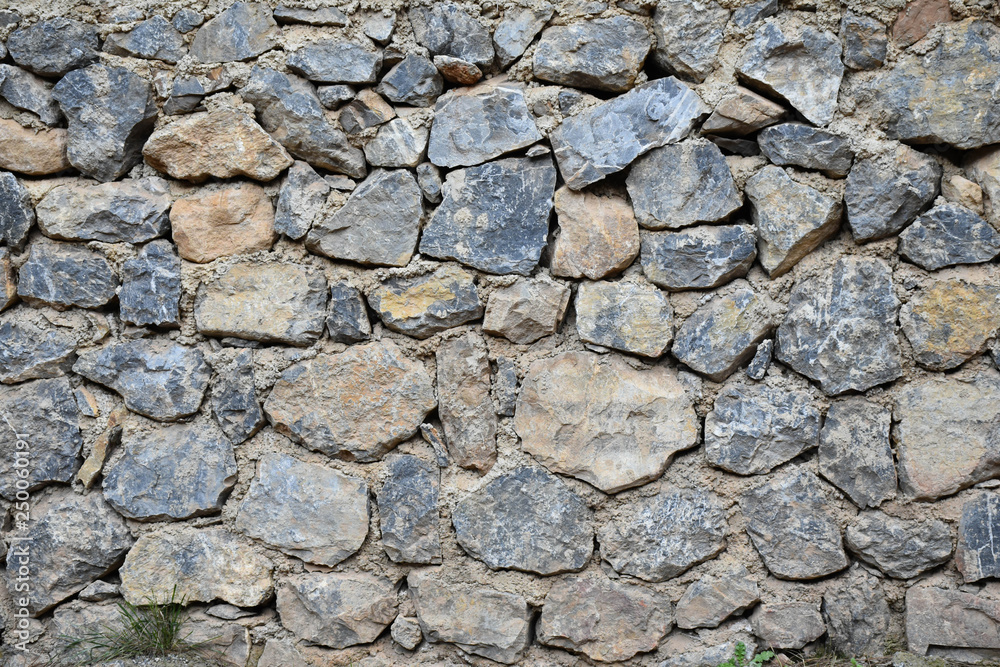 Obraz premium Real stone wall background.