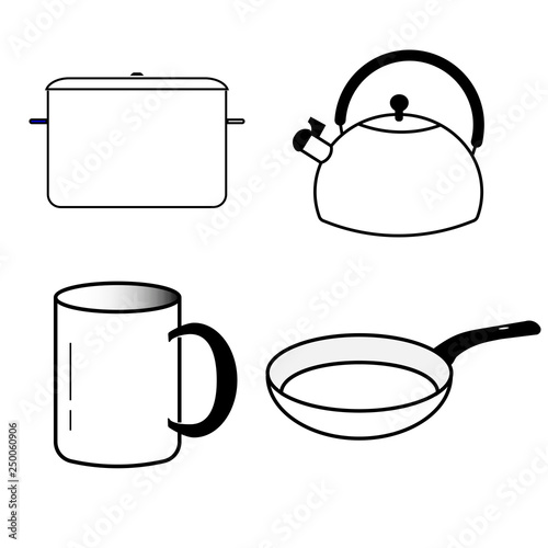 Kitchen Set Of Ware