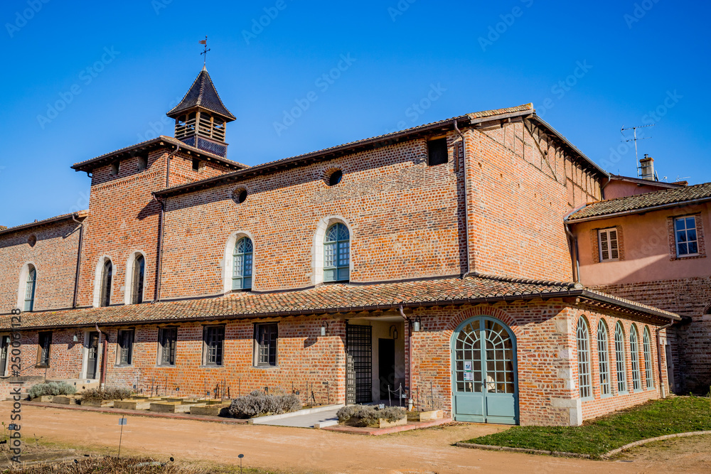 Dans le village de Chatillon sur Chalaronne dans l'Ain