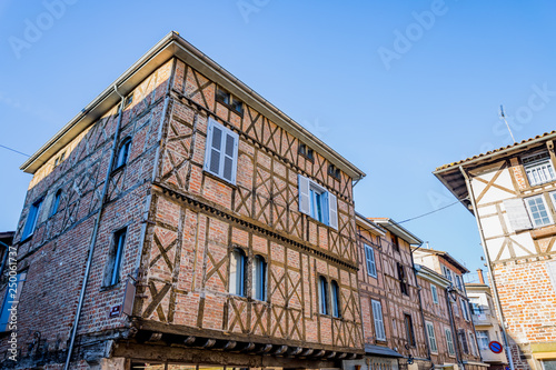 Dans le village de Chatillon sur Chalaronne dans l'Ain