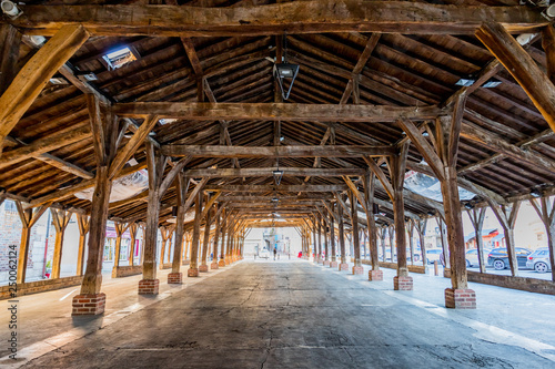 Les halles de Chatillon sur Chalaronne dans l'Ain