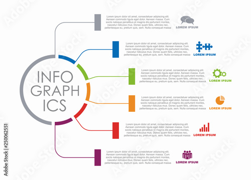 Infographic design template with place for your data. Vector illustration.