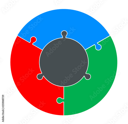 Three Part Circular Puzzle
