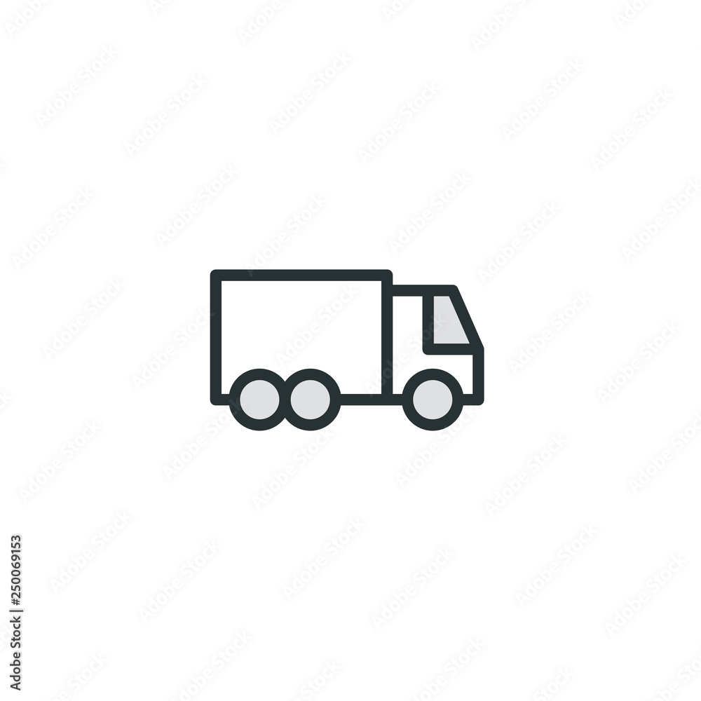TRUCK BASIC ICON TRUCK BASIC ICON
