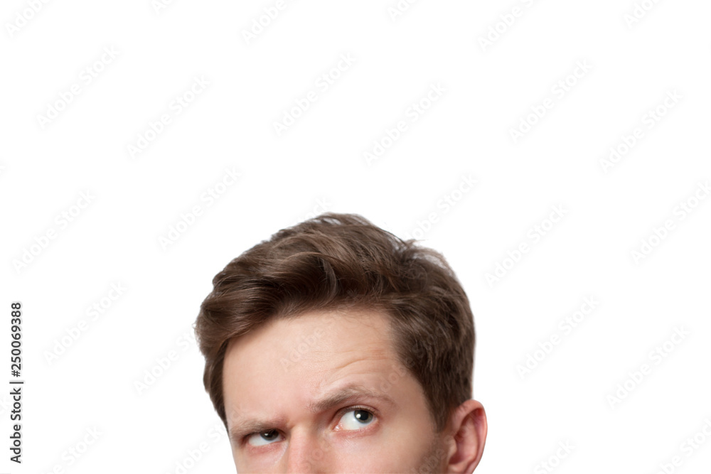 Fototapeta premium Young man thinking