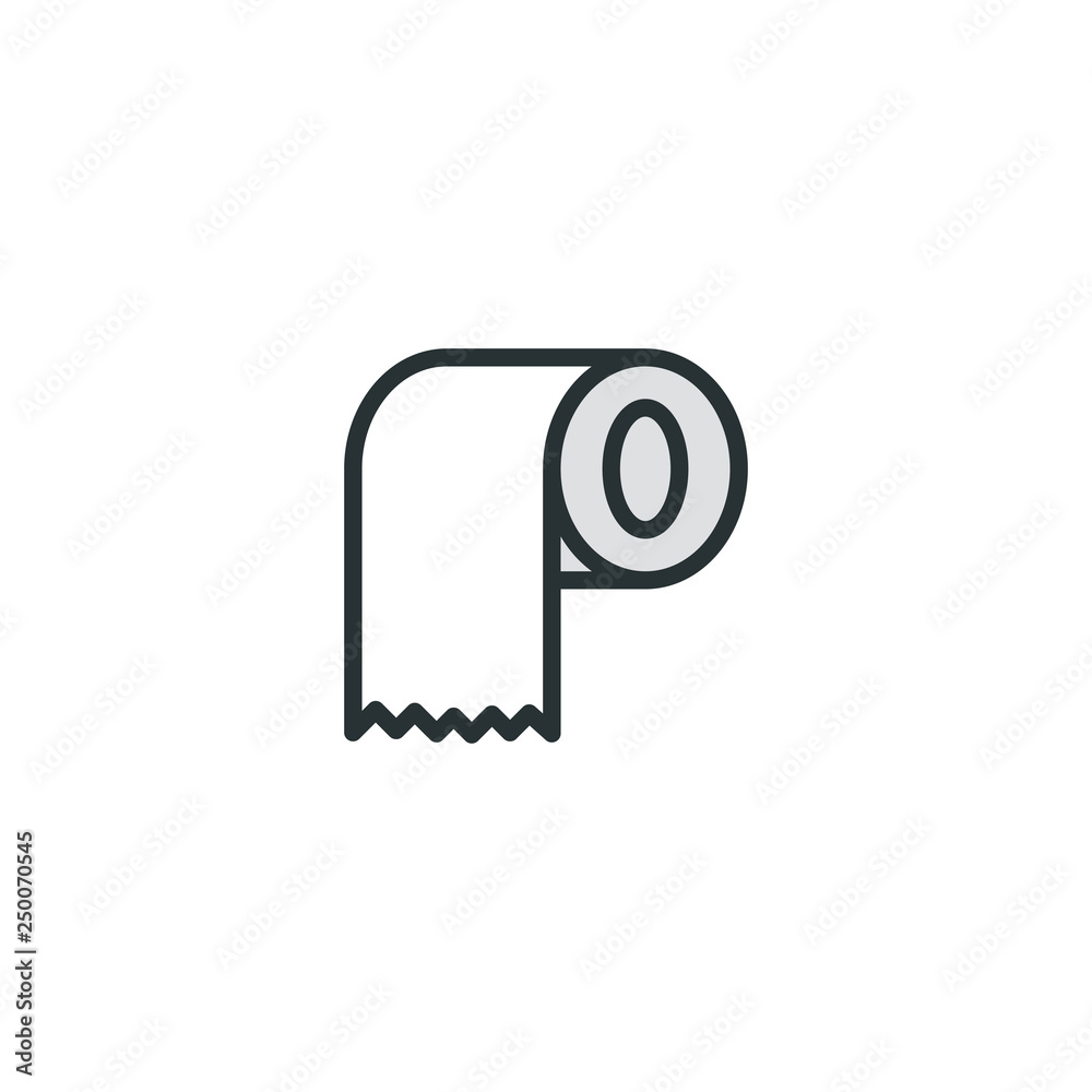 TOILET PAPER BASIC ICON TOILET PAPER BASIC ICON