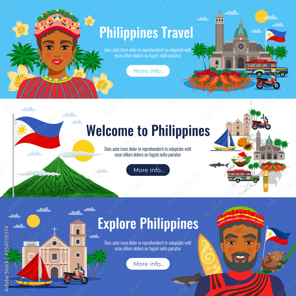 Philippines Horizontal Banners Philippines Horizontal Banners